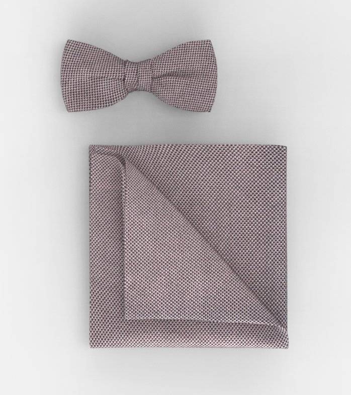 Oblymp Fliege/Einstecktuch Set, Pflaume