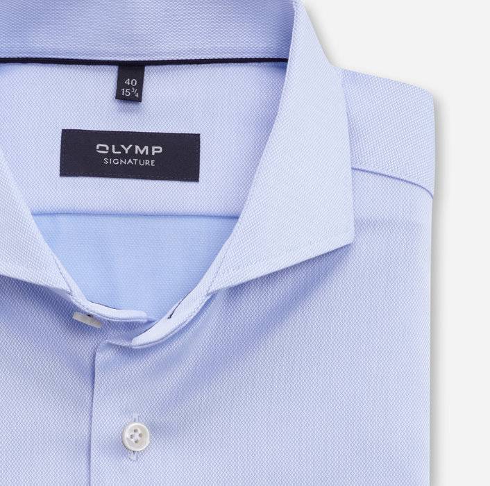 Oblymp SIGNATURE, Businesshemd, tailored fit, SIGNATURE Hai, Hellblau Fabrikladen