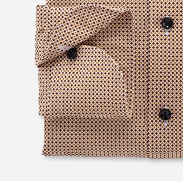 Oblymp SIGNATURE, Businesshemd, tailored fit, SIGNATURE Kent, Caramel Black Friday Preise
