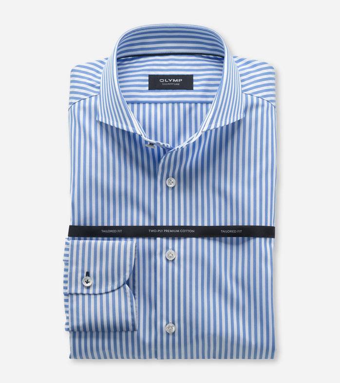 Oblymp SIGNATURE, Businesshemd, tailored fit, SIGNATURE Hai, Bleu 2025