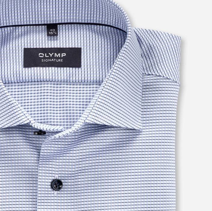 Oblymp SIGNATURE, Businesshemd, tailored fit, SIGNATURE Kent, Bleu Online