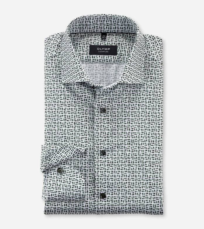 Oblymp SIGNATURE, Businesshemd, tailored fit, SIGNATURE Kent, Hellgrün Verkauf