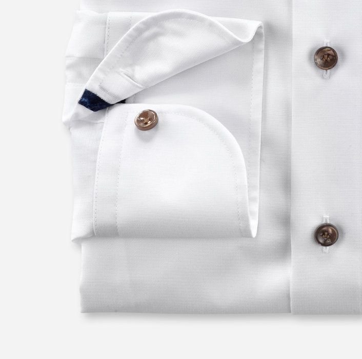 Oblymp SIGNATURE, Businesshemd, tailored fit, SIGNATURE Kent, Weiß Fabrikverkauf