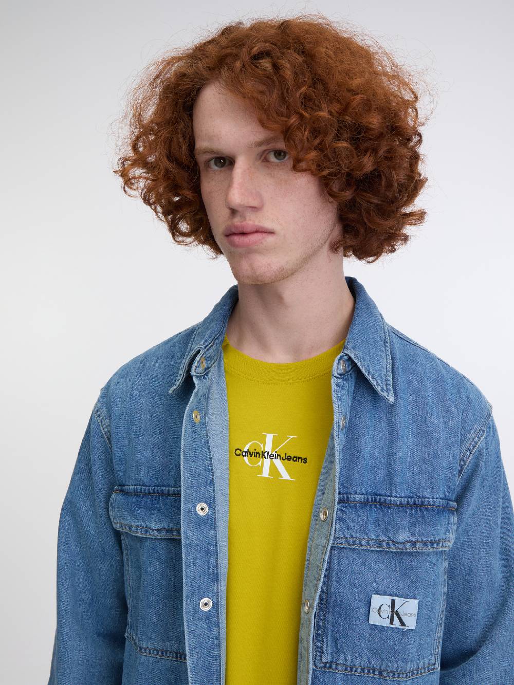 Calvin Klein Jeans Relaxed Denim Hemd Fabrikladen