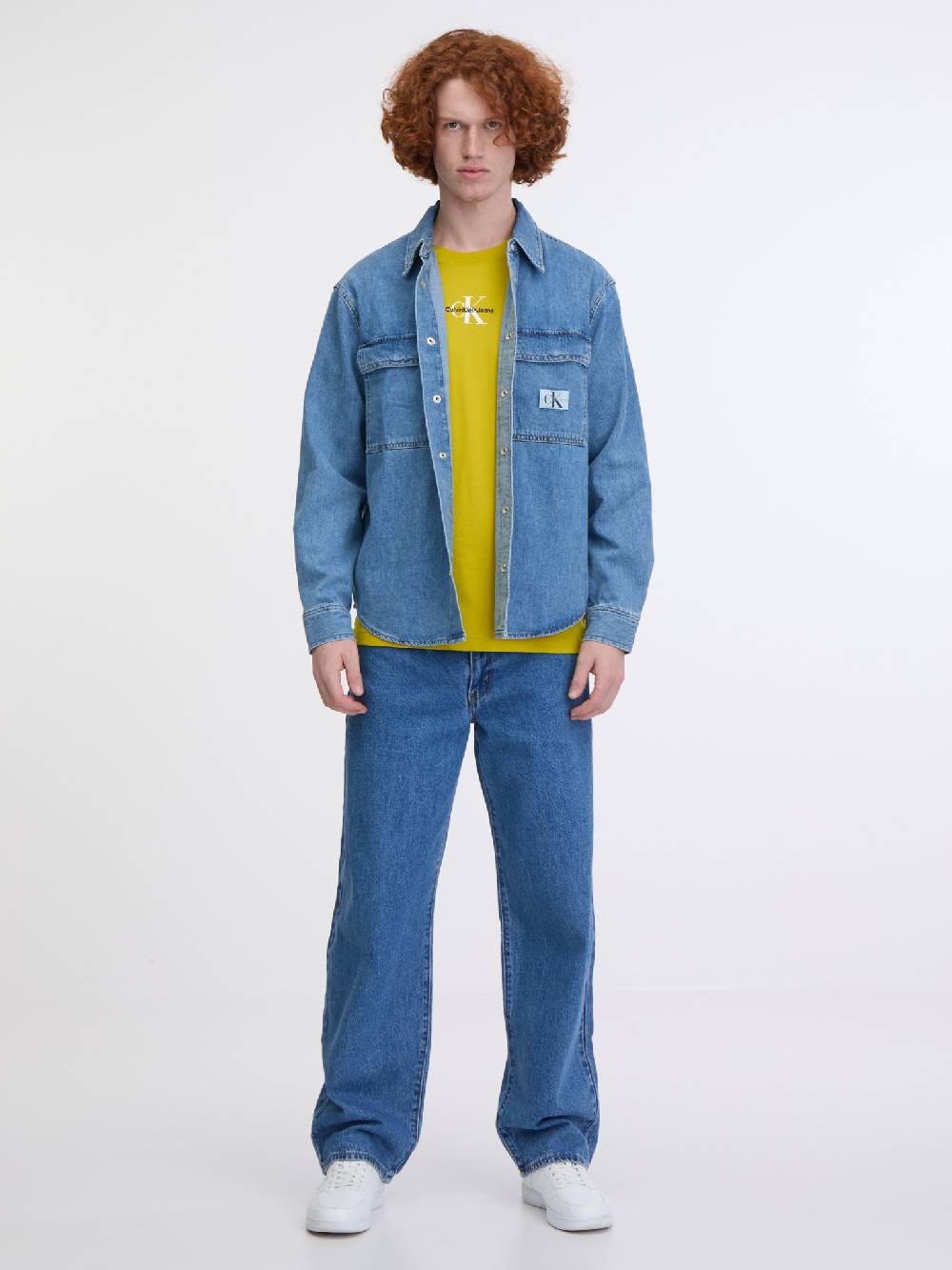 Calvin Klein Jeans Relaxed Denim Hemd Fabrikladen