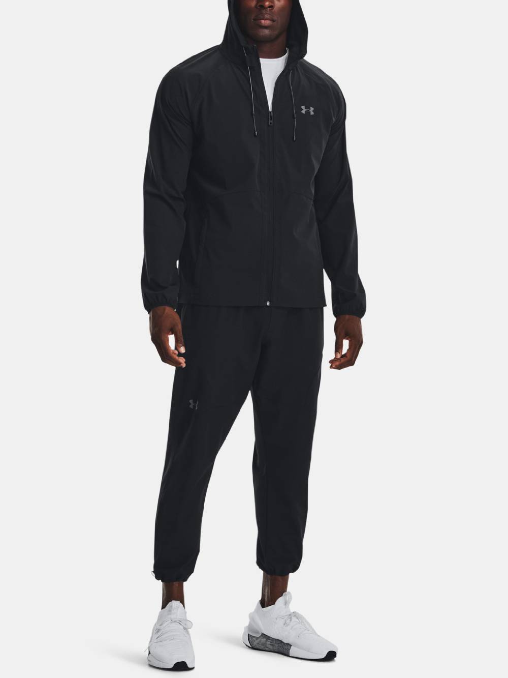 Under Armour UA Stretch Woven Windbreaker-BLK Jacke Discount Store für neue Produkte