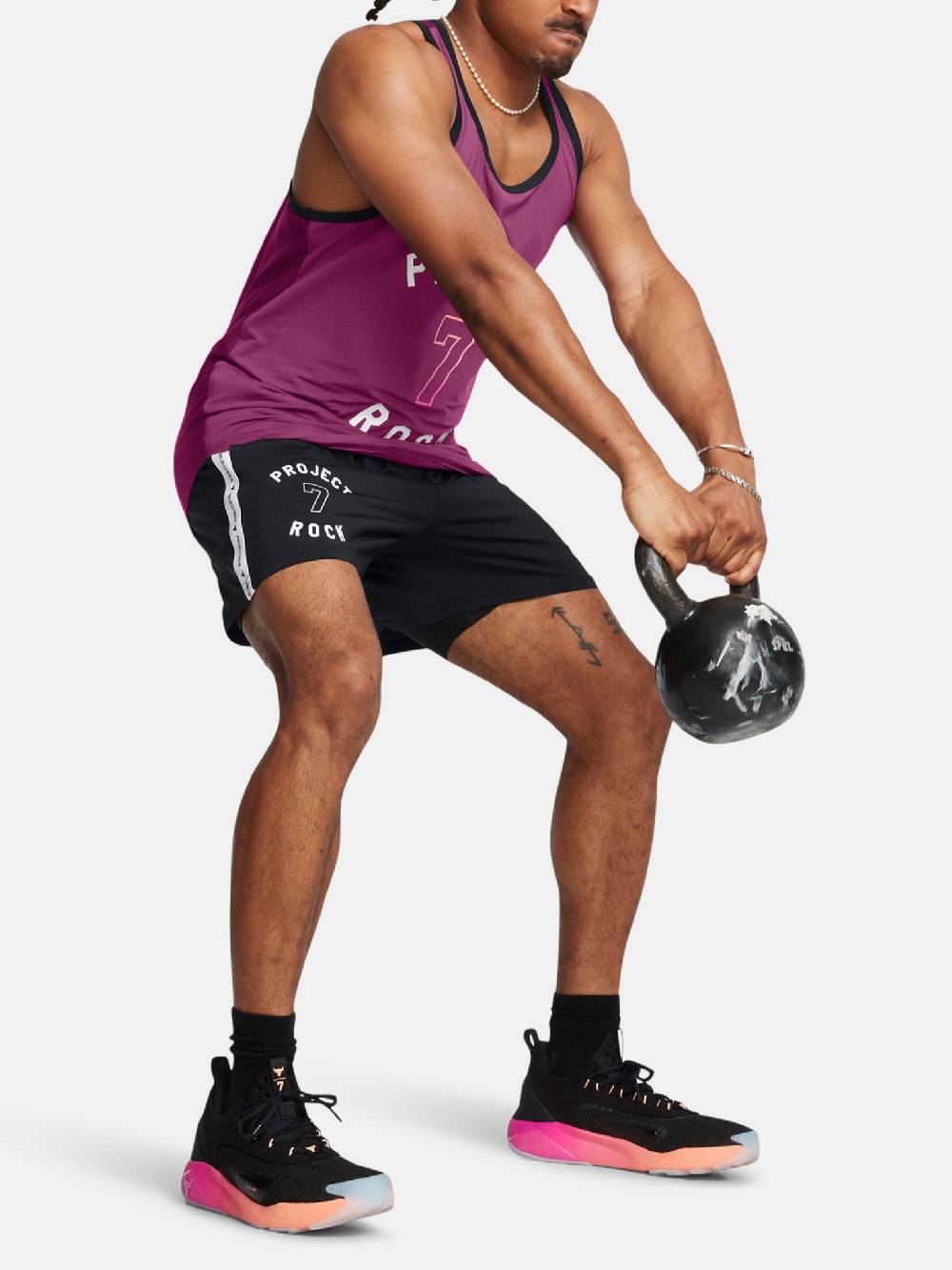 Under Armour Project Rock Mesh Short BOH Shorts VIP-Rabatte