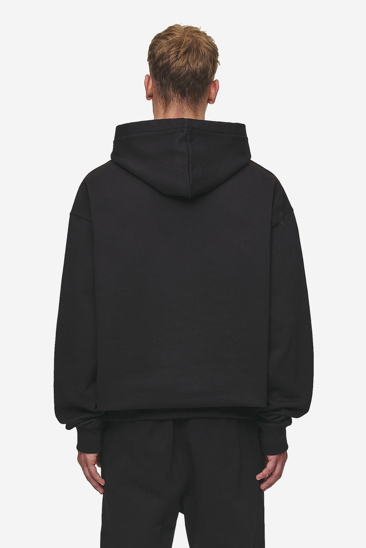 ﻿Pegador Logo Oversized Hoodie Washed Black Blitzangebot