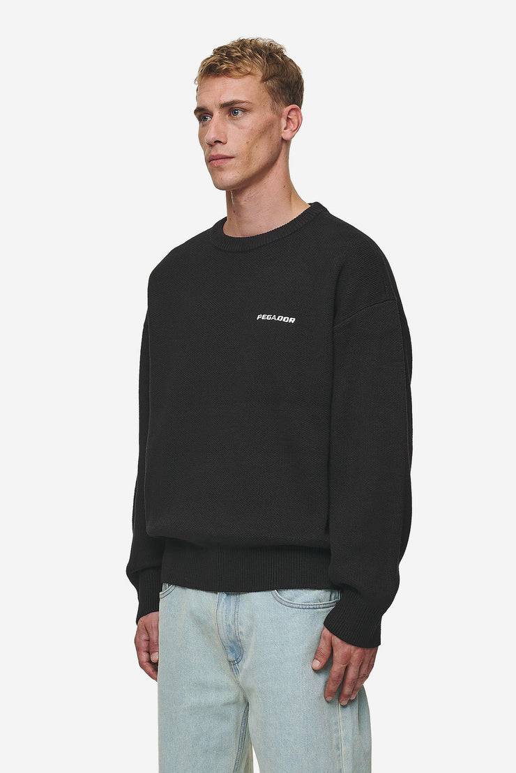 Pegador Logo Oversized Knit Sweater Black Bestseller