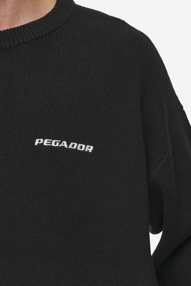 Pegador Logo Oversized Knit Sweater Black Bestseller