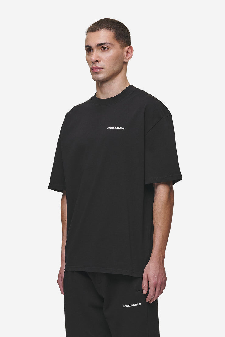 Pegador Logo Oversized Tee Washed Black Saisonale Angebote