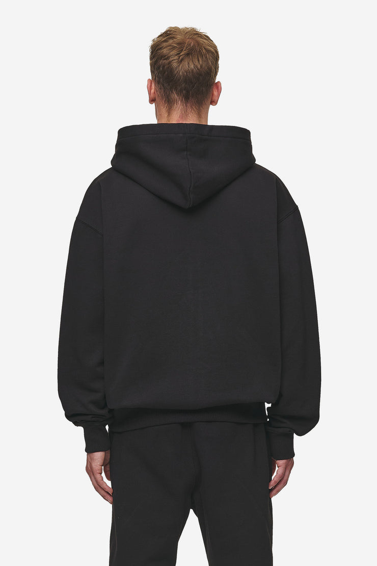 Pegador Logo Oversized Sweat Jacket Washed Black Tägliche Deals