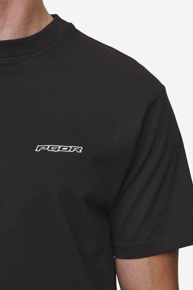 Pegador Bane Slim Tee Washed Black Sonderangebote