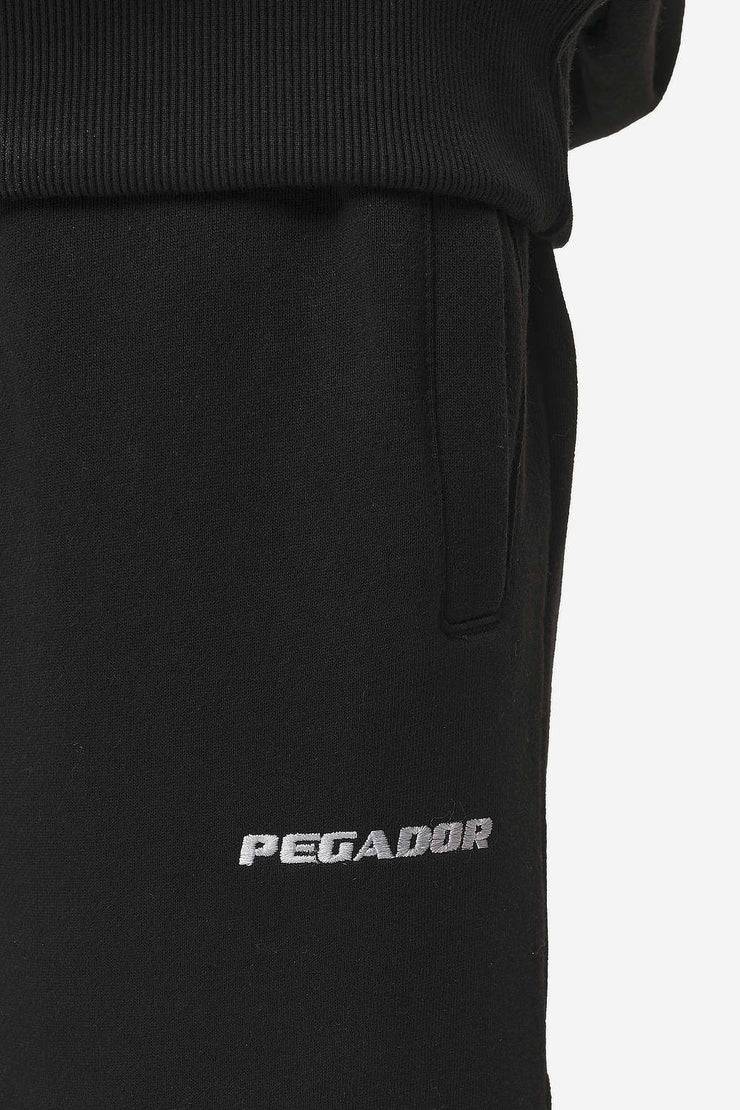 Pegador Logo Heavy Sweat Jogger Washed Black Riesige Ersparnisse
