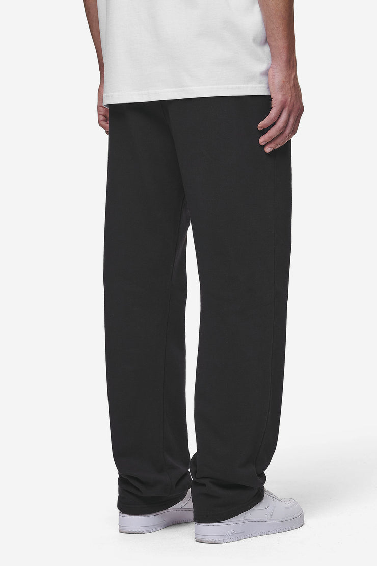 Pegador Logo Wide Sweat Pants Washed Black VIP-Rabatte