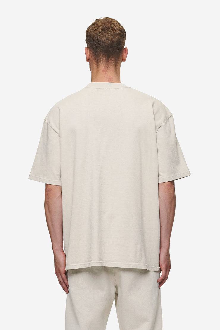 Pegador Logo Oversized Tee Washed Light Beige Letzter Tag