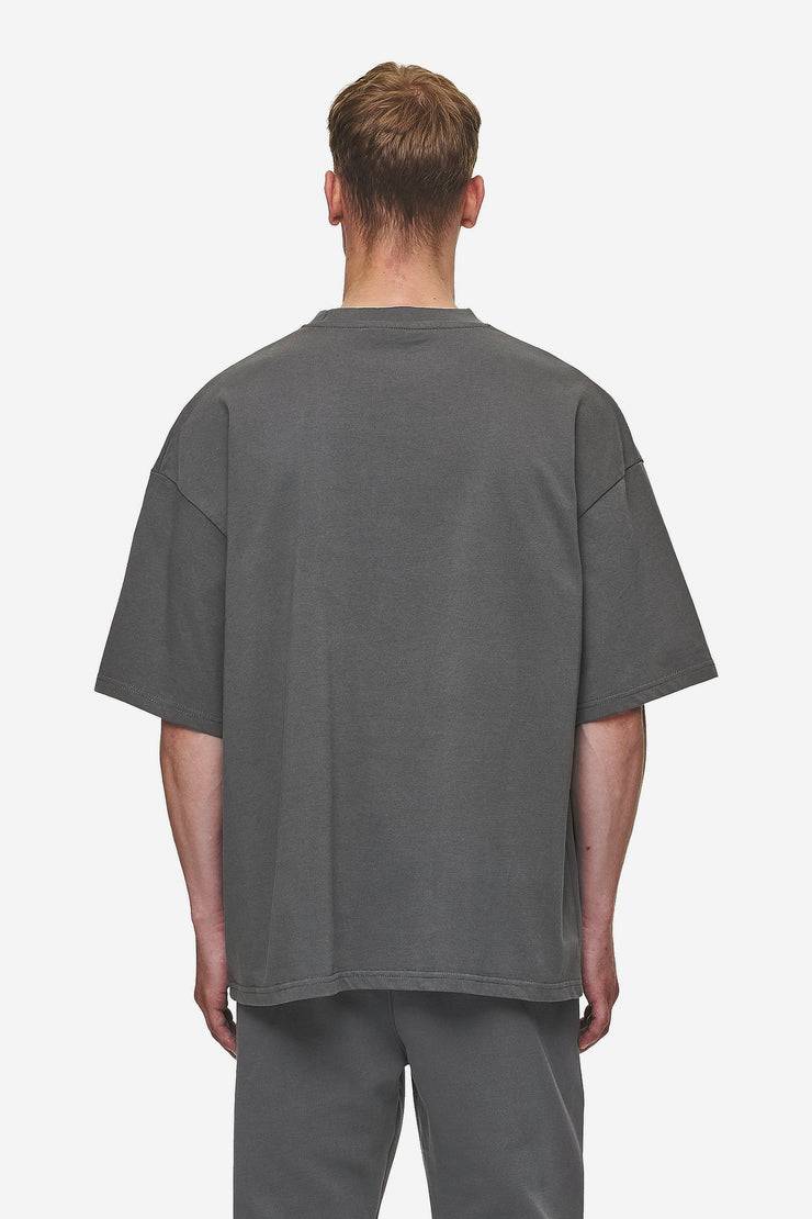 Pegador Logo Boxy Tee Washed Anthracite Vierteljährliche Förderung