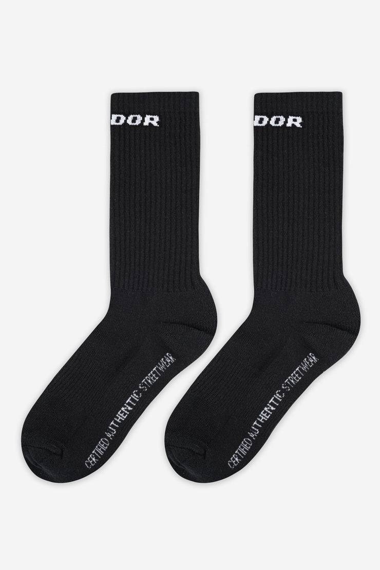Pegador Certified Logo Socks Black White 50% Rabatt für begrenzte Zeit