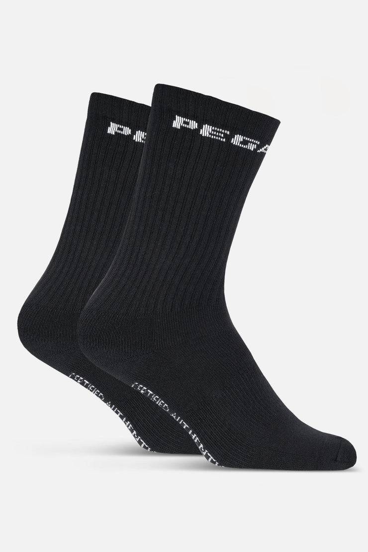 Pegador Certified Logo Socks Black White 50% Rabatt für begrenzte Zeit