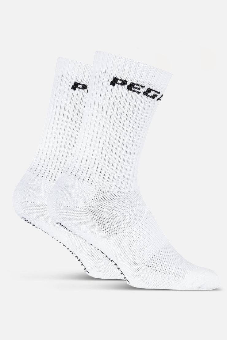 Pegador Certified Logo Socks White Black Rabatte dieses Monats