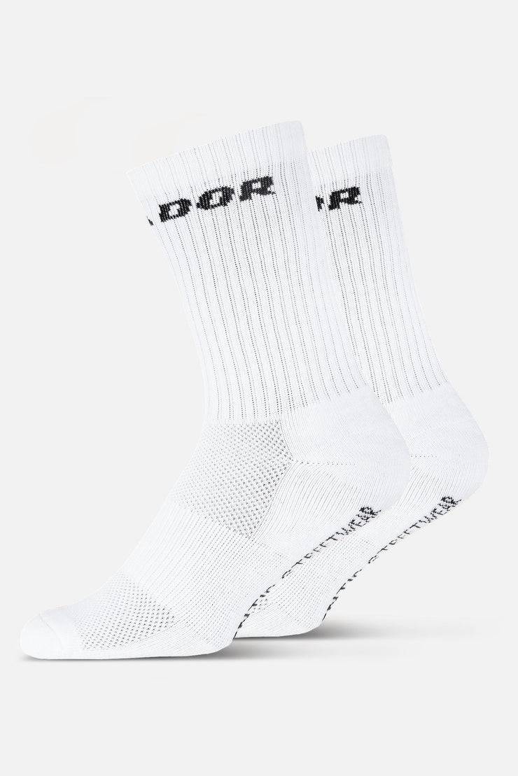 Pegador Certified Logo Socks White Black Rabatte dieses Monats