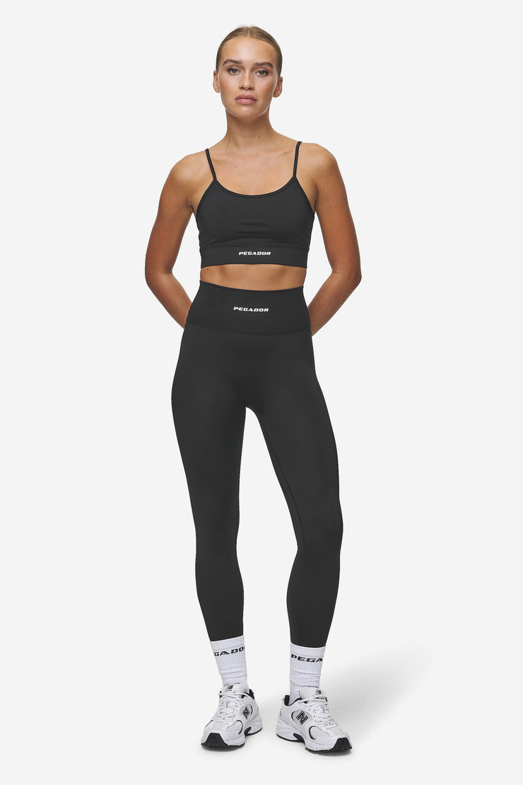 Pegador Taja Sport Bra Black White Saisonschlussverkauf