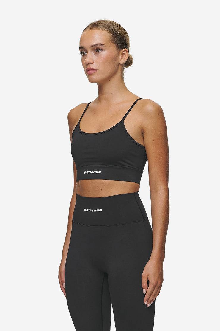 Pegador Taja Sport Bra Black White Saisonschlussverkauf