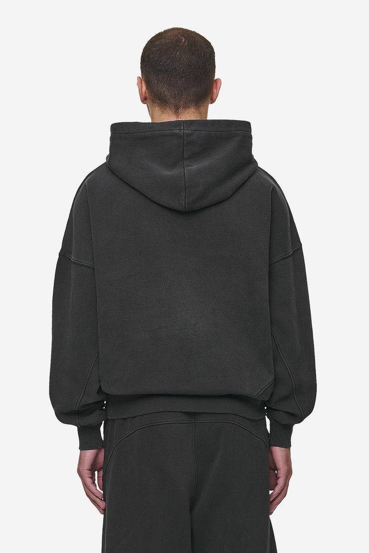 Pegador Mill Boxy Hoodie Vintage Black Kostenlose Rückgabe