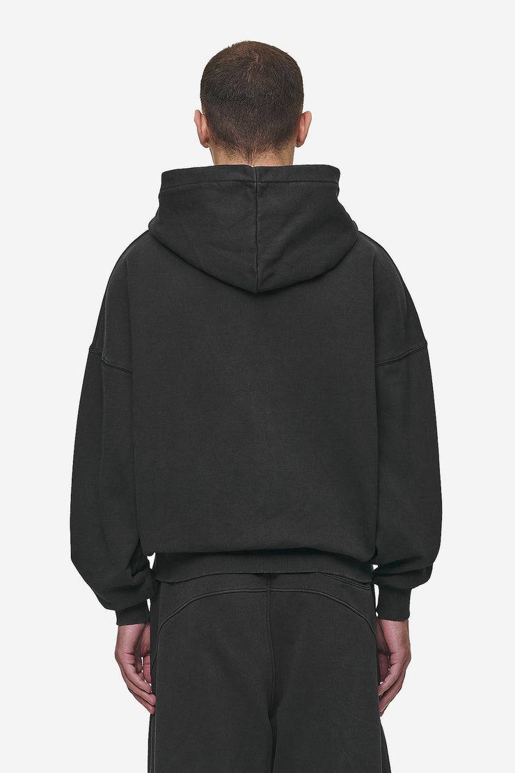 Pegador Dalk Boxy Sweat Jacket Vintage Black Neueste Stile