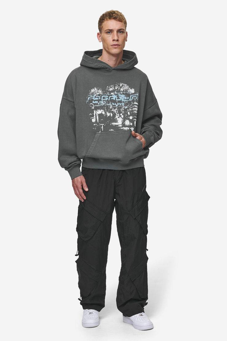 Pegador Macon Boxy Hoodie Washed Anthracite Zeitbegrenzte Promotion