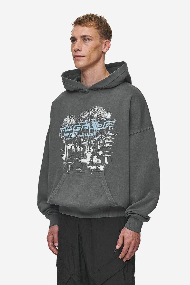 Pegador Macon Boxy Hoodie Washed Anthracite Zeitbegrenzte Promotion
