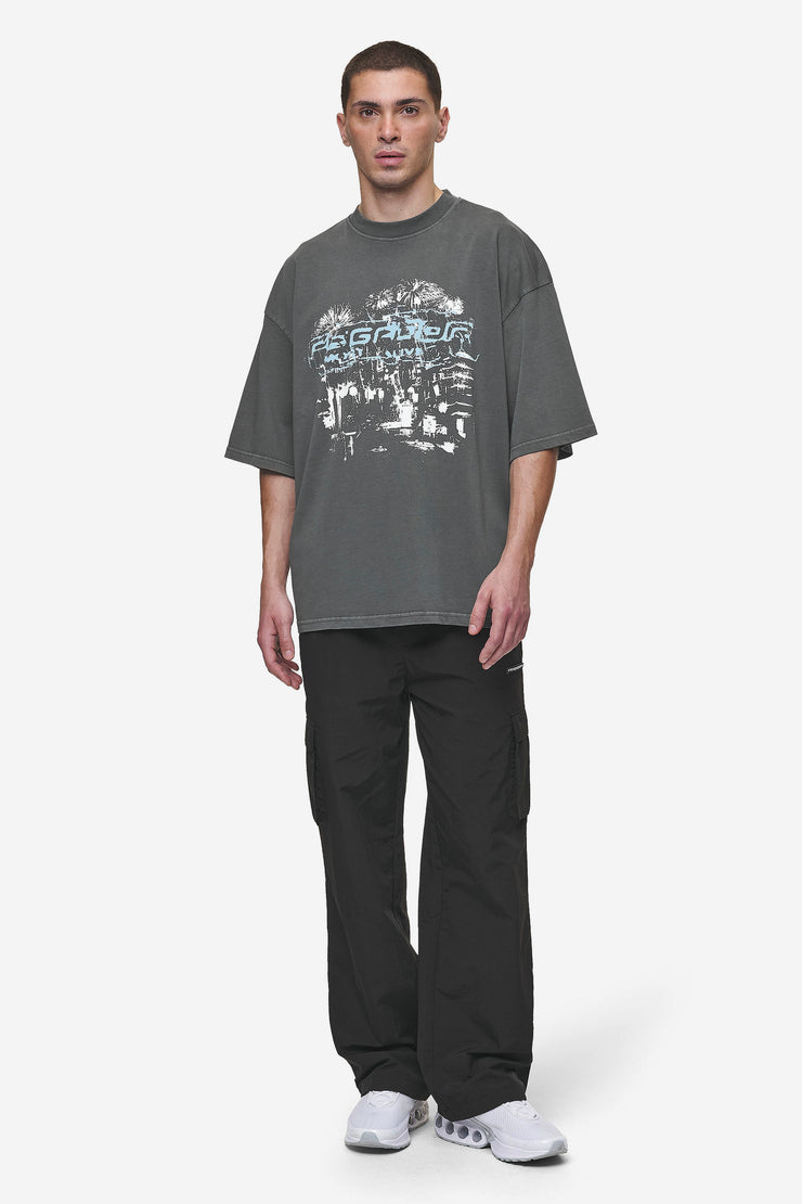 Pegador Macon Boxy Tee Washed Anthracite Bis zu 50% Rabatt
