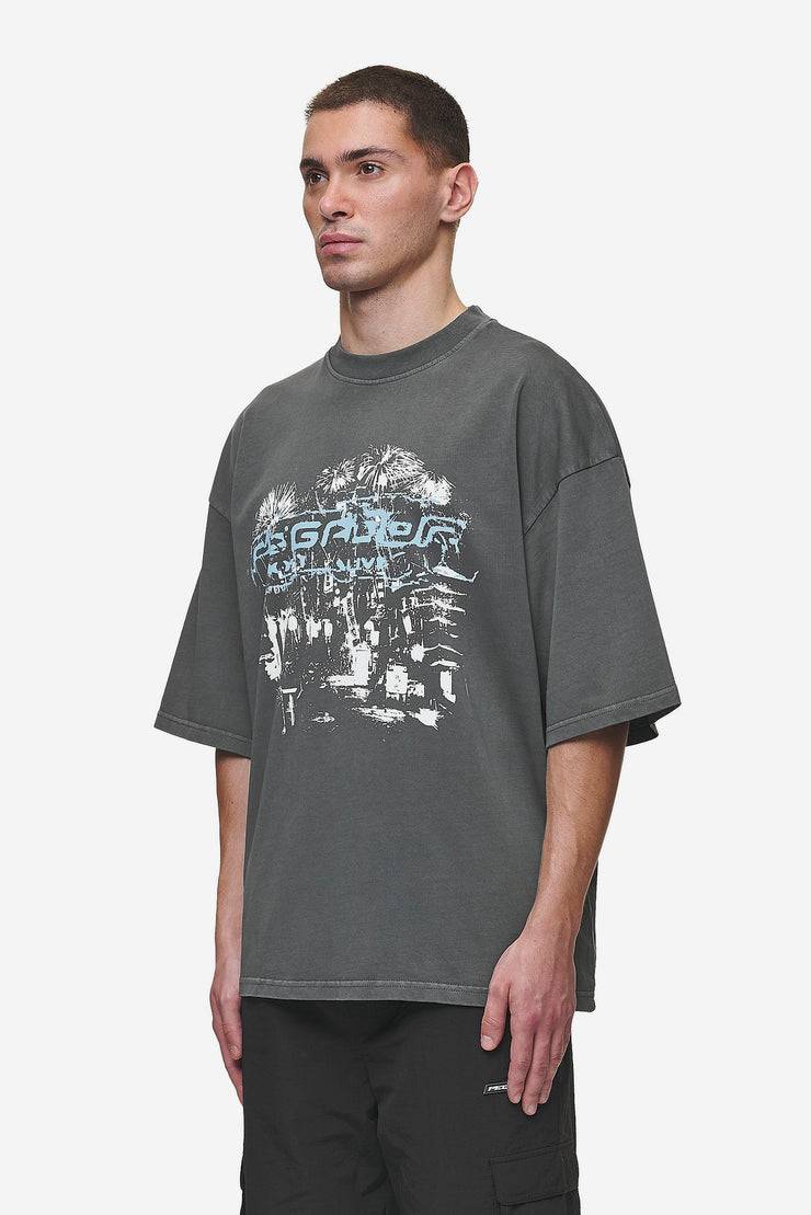 Pegador Macon Boxy Tee Washed Anthracite Bis zu 50% Rabatt