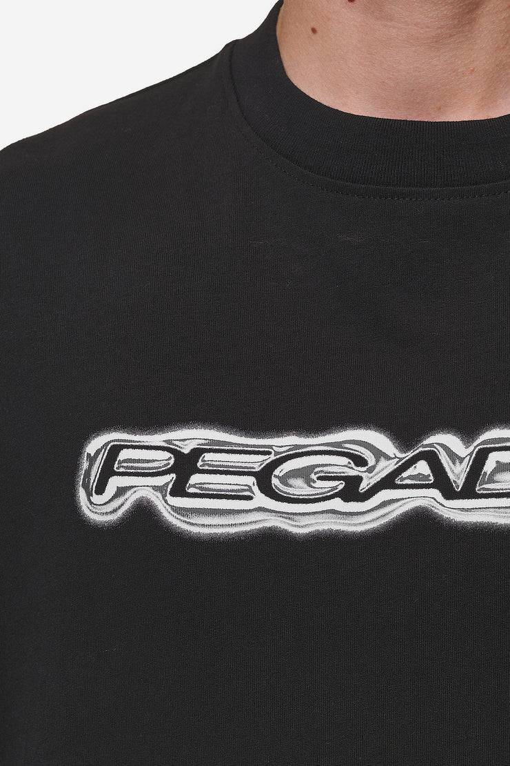 Pegador Baxter Boxy Tee Washed Black Sonderangebot der Fabrik