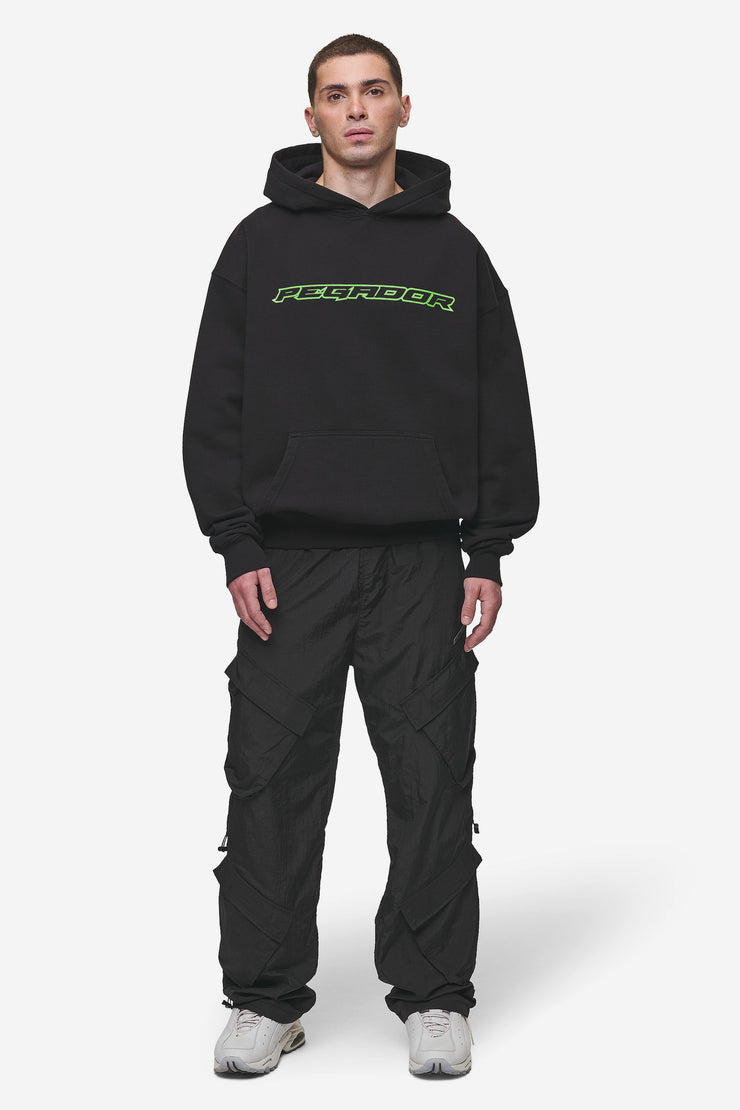 Pegador Alden Oversized Hoodie Washed Black Bis zu 55% Rabatt