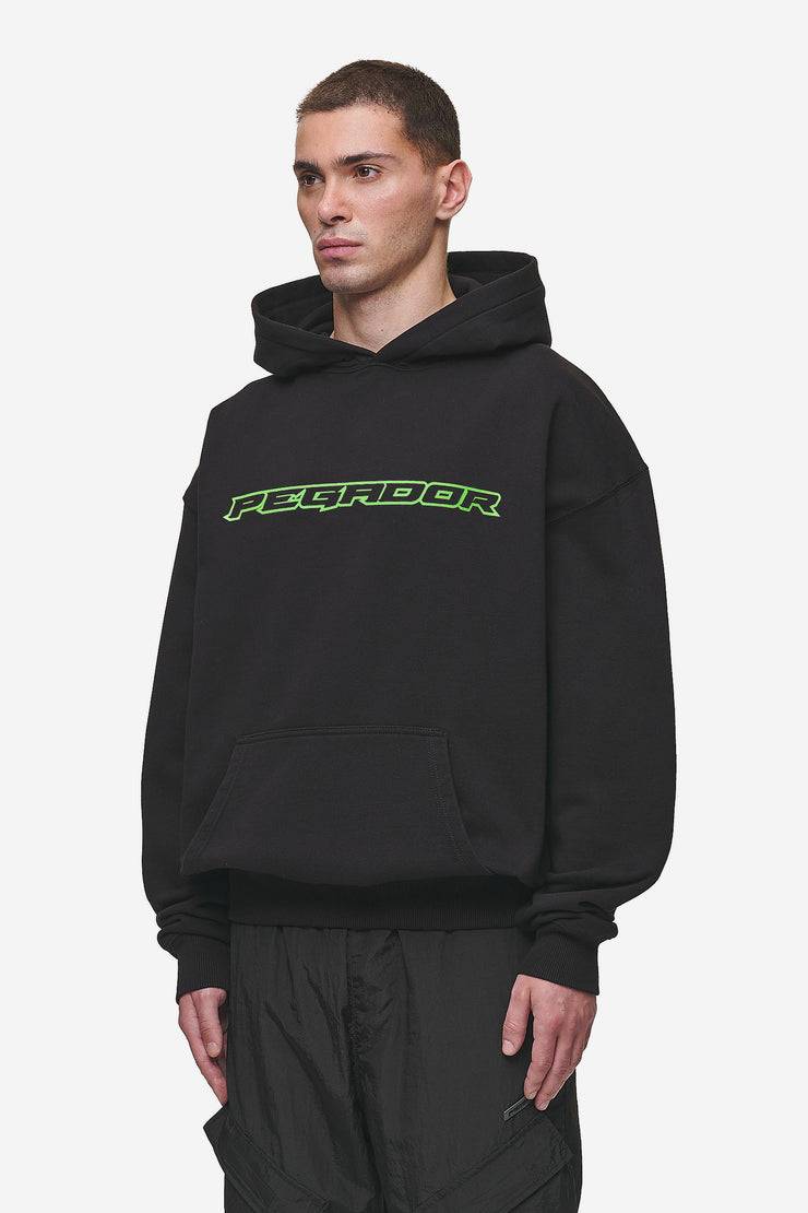 Pegador Alden Oversized Hoodie Washed Black Bis zu 55% Rabatt