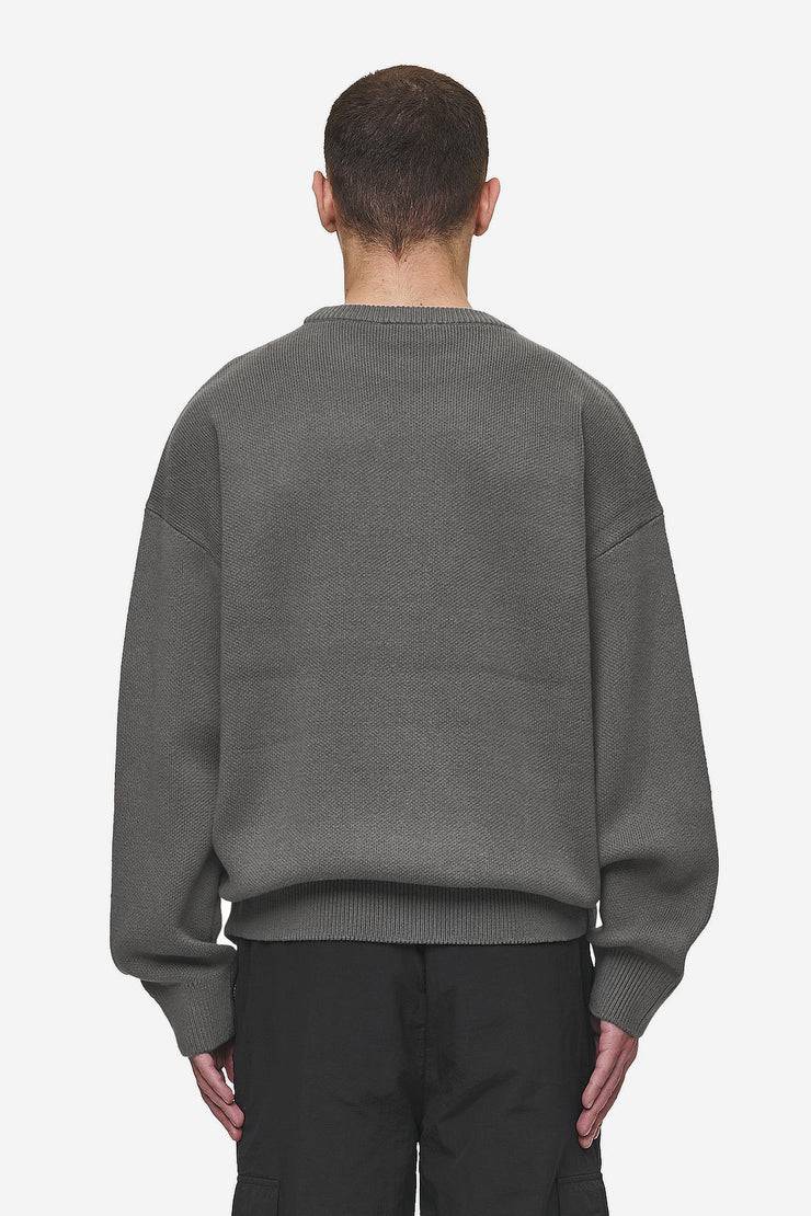 Pegador Logo Oversized Knit Sweater Anthracite Super Rabatt