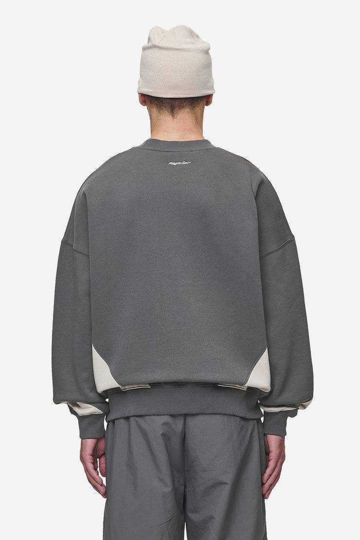 Pegador Slick Boxy Sweater Washed Anthracite Speichern exportieren