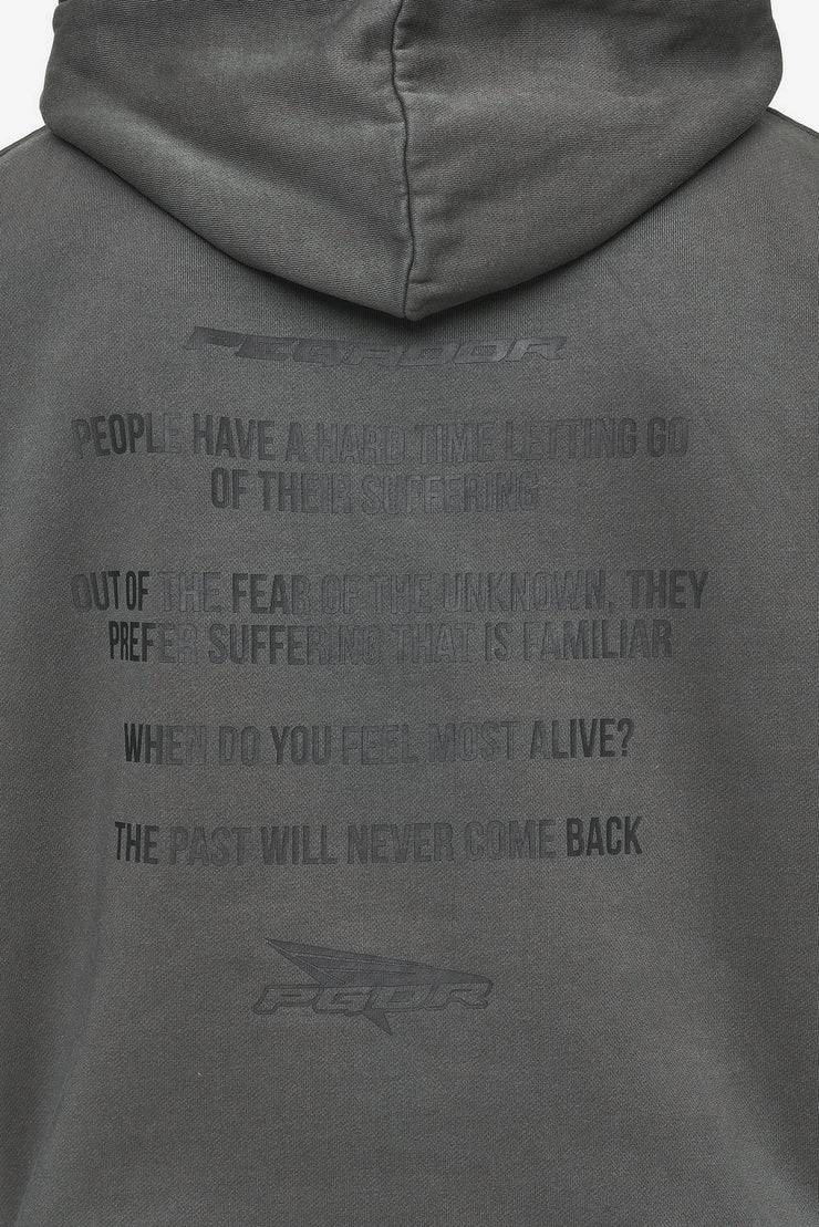 Pegador Dubose Oversized Hoodie Vintage Anthracite Im Verkauf