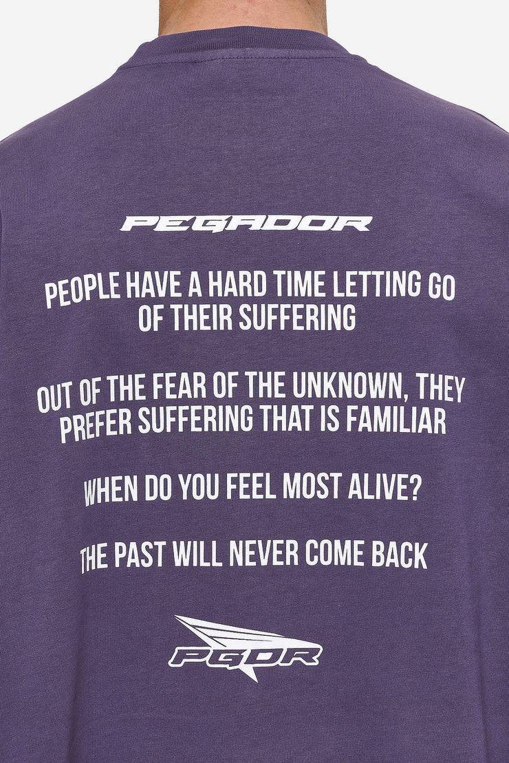 Pegador Dubose Oversized Tee Vintage Deep Purple zollfrei