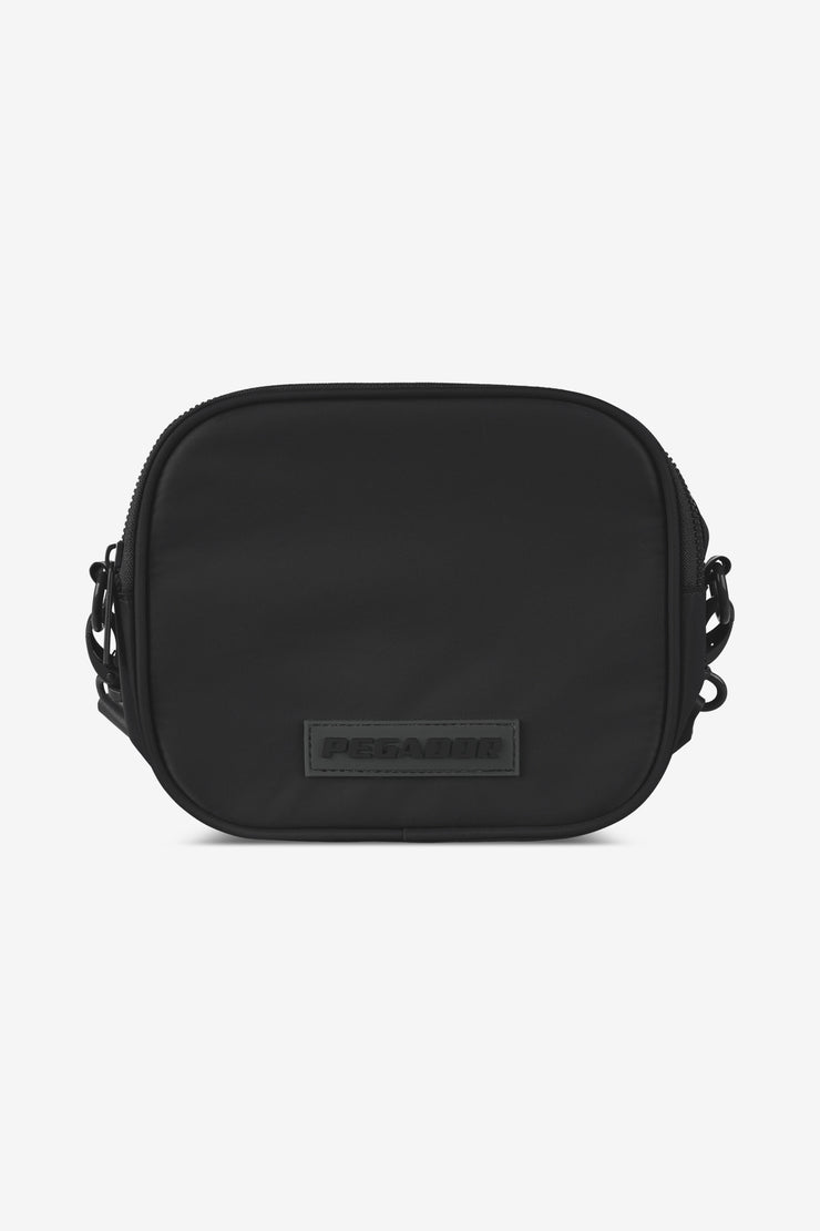Pegador Rubber Logo Patch Nylon Shoulder Strap Bag Black 2025