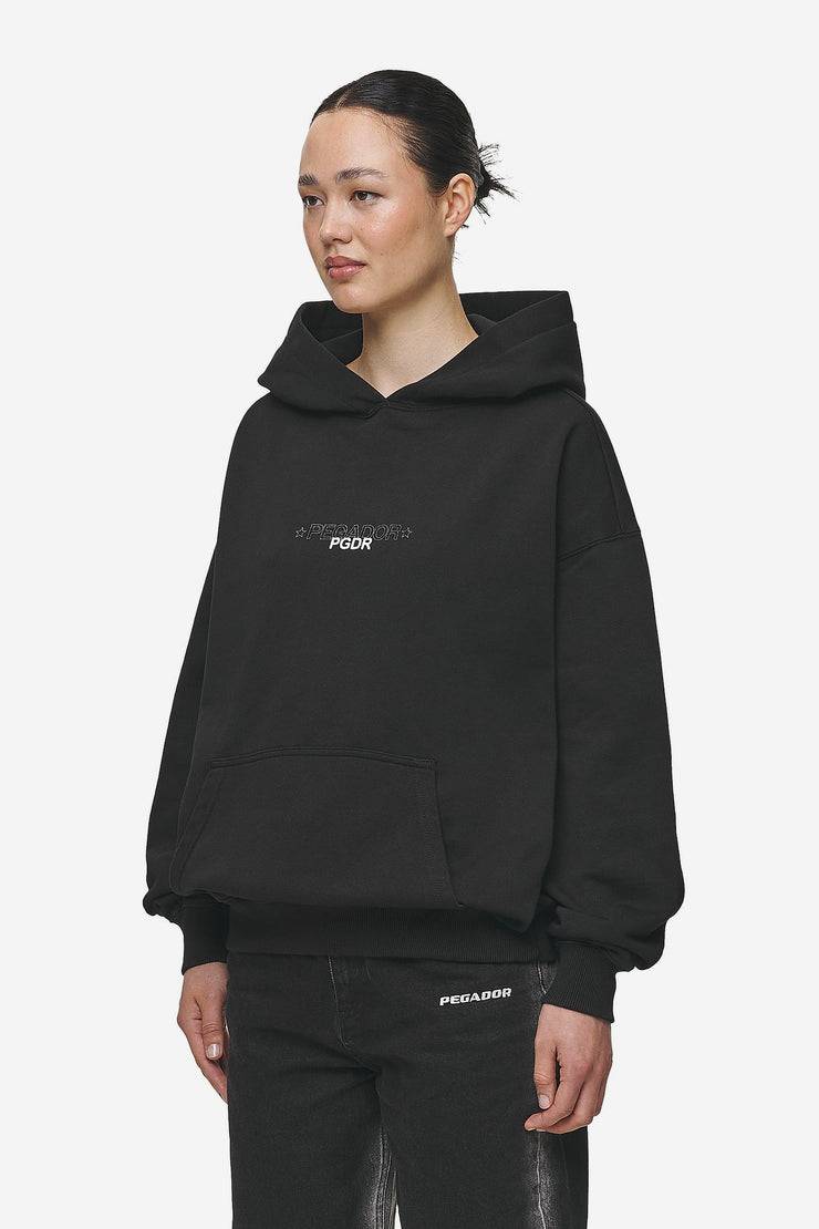 Pegador Sonia Oversized Hoodie Washed Black Limitierter Zeitrabatt
