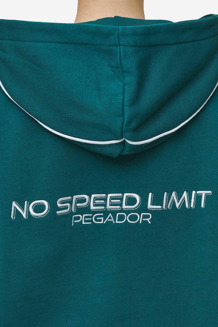 Pegador Naomi Oversized Hoodie Washed Urban Turquoise Rabatt
