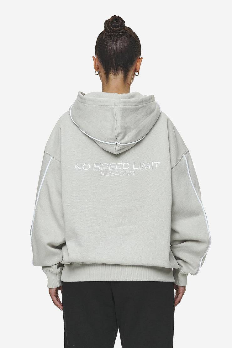 Pegador Naomi Oversized Hoodie Washed Moon Grey Günstig kaufen