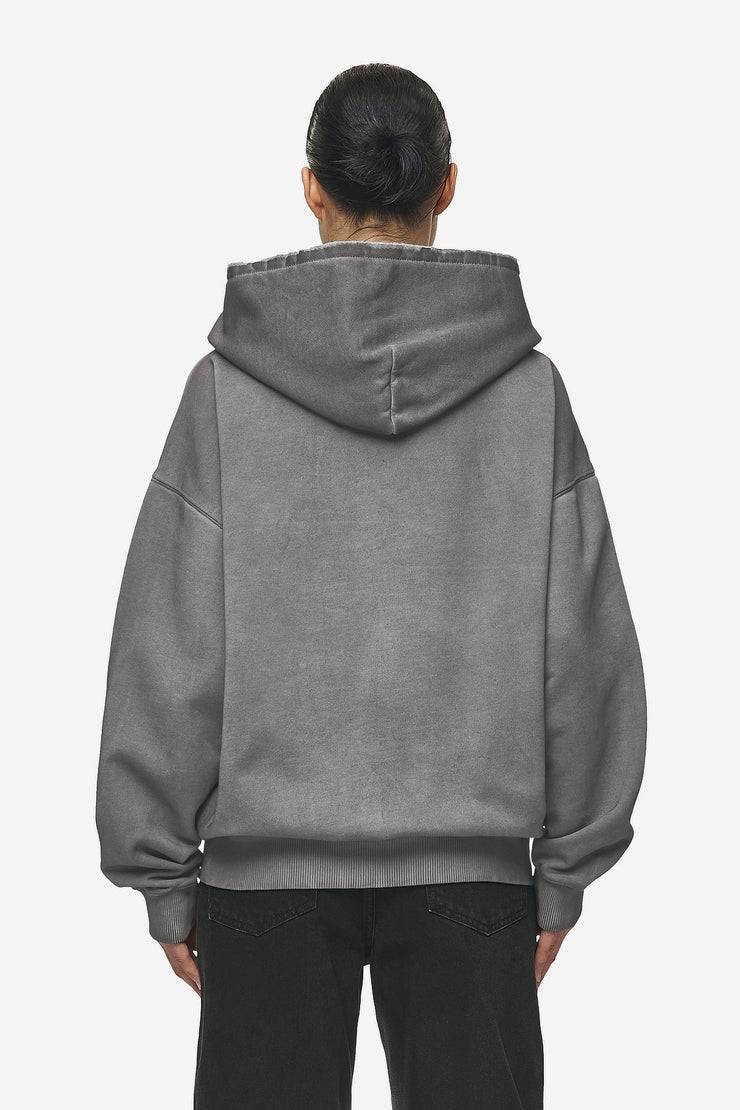 Pegador Julia Oversized Sweat Jacket Oil Dyed Deep Grey Flash Sale
