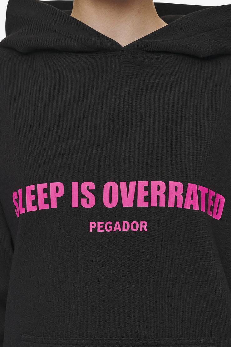 Pegador Tori Oversized Hoodie Washed Black Begrenztes Angebot