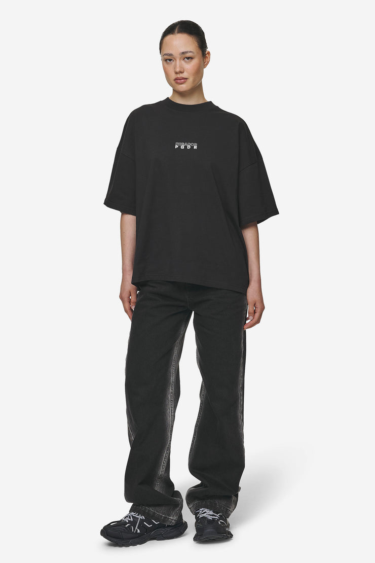 Pegador Nisa Heavy Oversized Tee Washed Black Exklusivangebot