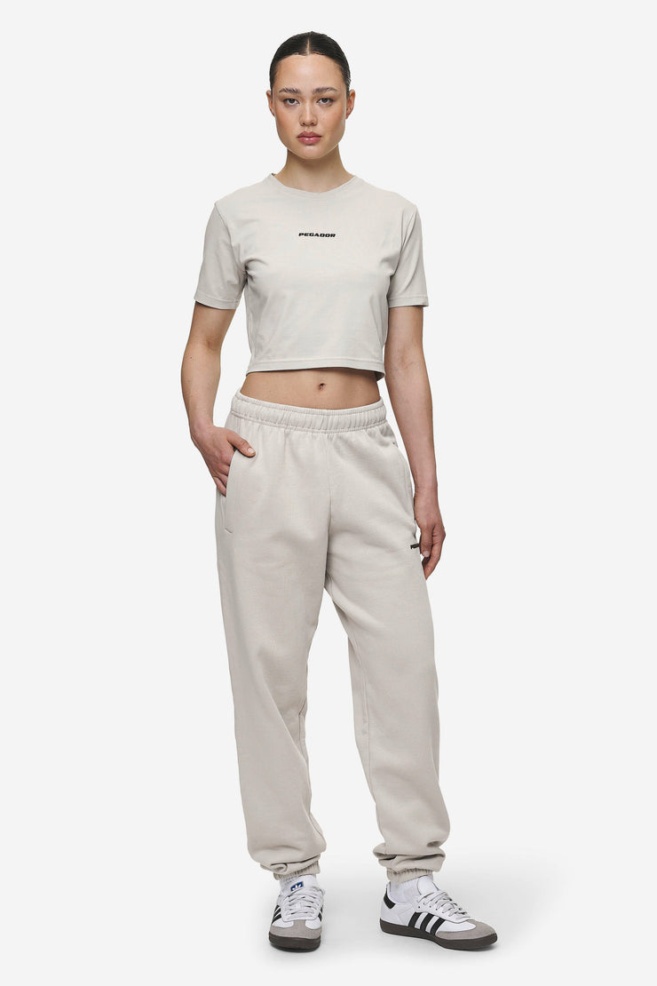 Pegador Villa High Waisted Sweat Pants Washed Moon Grey Black Gum Black Friday