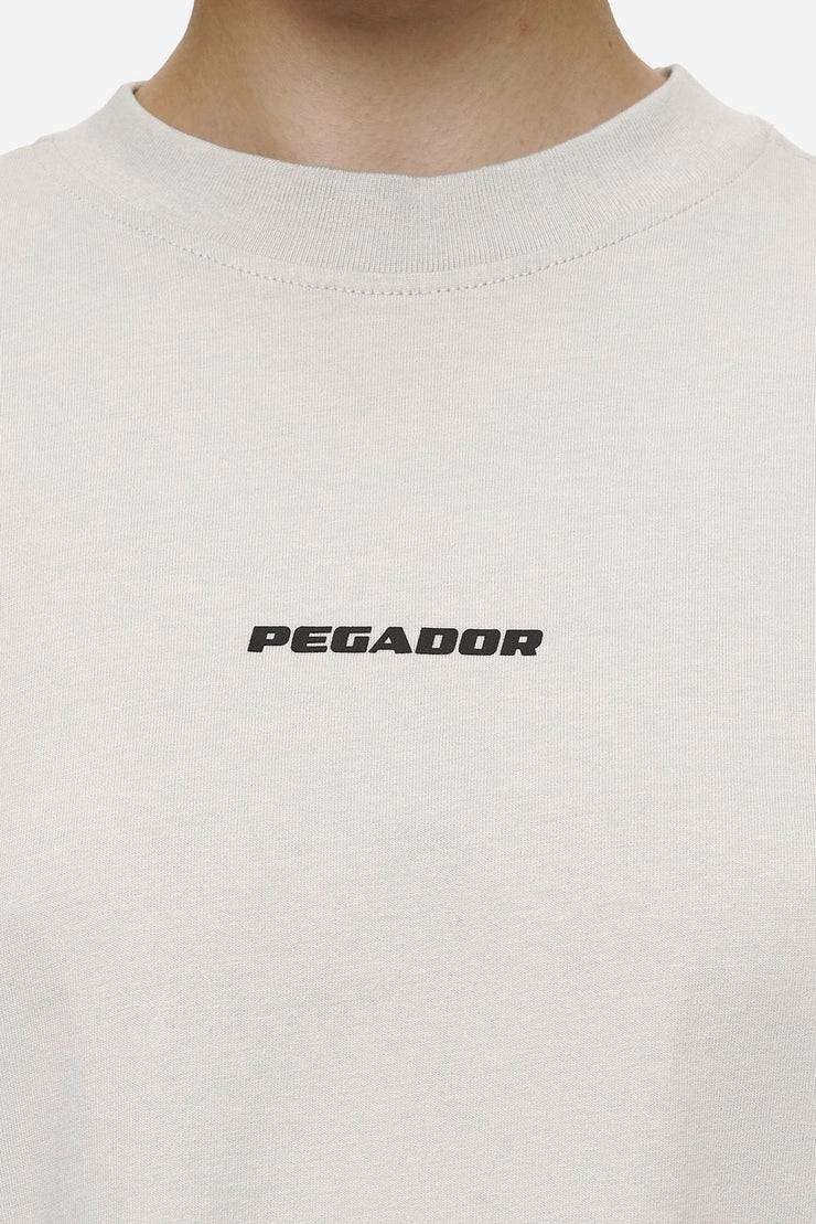 Pegador Bracy Heavy Oversized Tee Washed Moon Grey Black Gum Weihnachtsangebot