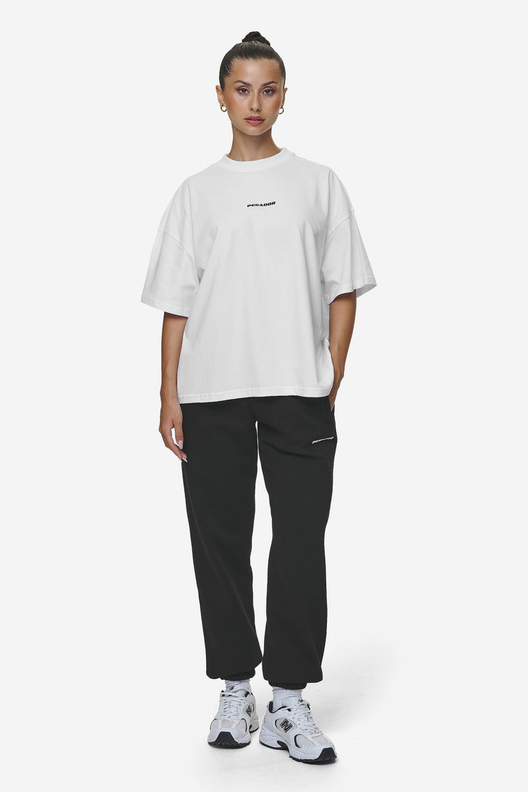 Pegador Bracy Heavy Oversized Tee White Black Gum Osterangebot
